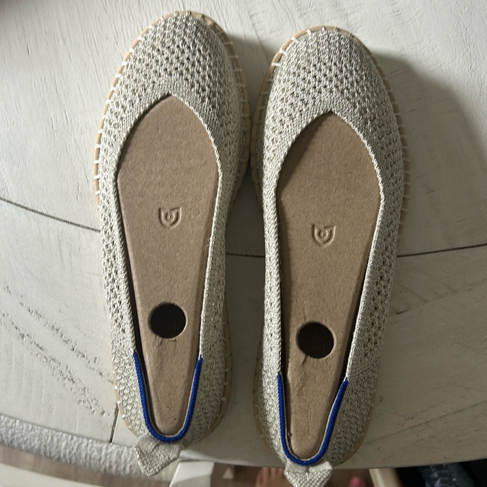 Rothy’s Diamond Metallic Espadrille